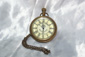 Orologio da tasca Victoria London 1876 in ottone scuro
